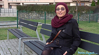 Public Agent Afghan beauty pays to fuck a big cock