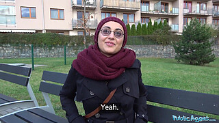 Public Agent Afghan beauty pays to fuck a big cock