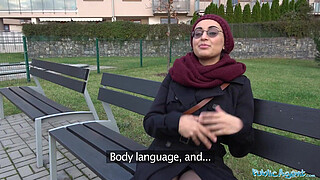 Public Agent Afghan beauty pays to fuck a big cock
