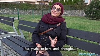 Public Agent Afghan beauty pays to fuck a big cock