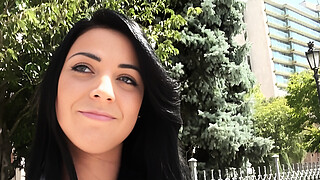 Hungarian amateur fucks for cash in public
