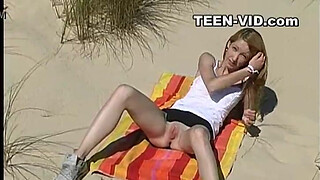 teen nudist at beach