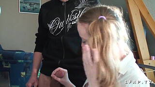 Tiny slutty girl seriously sodomized with a good facial