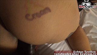 Asia student teen cheat on in germany her boyfriend with bbc and make huge facial