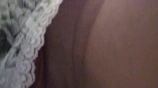 Shaved and skinny young Russian teen Mia cam show