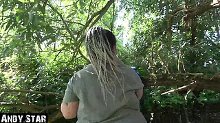 CHUBBY GIRL FROM HAMBURG GERMANY GETS FUCKED ON THE DIKE OUTDOOR CUMSHOT IN MOUTH