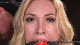 Ass and pussy and nipples t. blonde sub