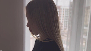 Only sex can distract a young model from the phone.