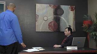 Mean Boss Nina Elle Makes Her Employee Worship Her Ass