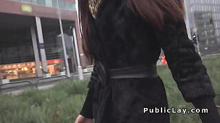Russian Milf from public fucks
