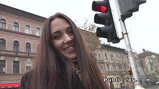 Russian Milf from public fucks