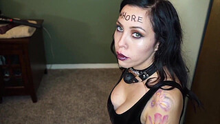 Painful Fisting for a Gothic Slut