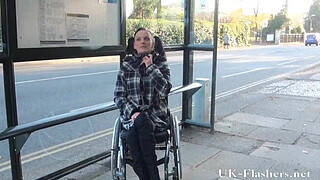 Paraprincess public nudity and handicapped pornstar flashing