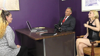 Bitchy Secretary Turns the Boss into Her Slave - Kennedy Kressler