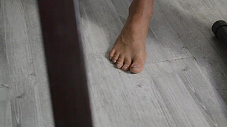Florane Russell is tied up oiled and used by fuck machine