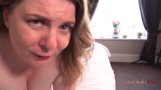 AuntJudysXXX - Your 50yo Busty BBW Step-Aunt Rachel Sucks Your Cock & Lets You Fuck Her (POV)