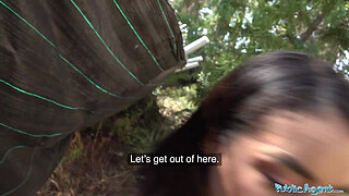 Public Agent Kitty Love fucked by big cock on a guided tour