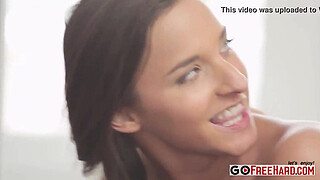 Amirah Adara with small tits taking a cumshot to her mouth