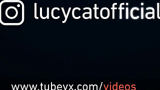 VISIT-X German blonde pornstar Lucy Cat shows her private butt-plug Anal and tight Pussy Dildo Masturbation until she cumes