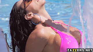 Romi got double penetrated in gangbang