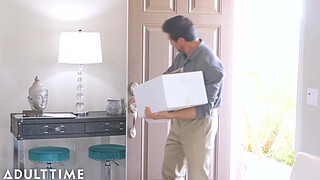 ADULT TIME - Savannah Sixx Pleases Her Stepdad with the HOTTEST Nuru Massage EVER!