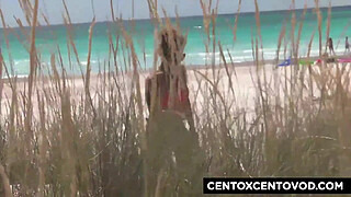 GangBang on the beach! What an ass Valentina CentoXCento