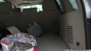 Busty soccer milf gets fucked and creamed