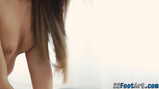 Fetish babe gets licked