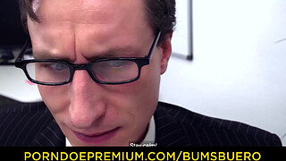 BUMS BUERO - Beauty Victoria Pure hot blowjob and fuck at work