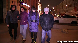 Young Sex Parties - Teens Liona Bee Angie Moon gang-bang fucking teen porn