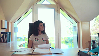 Cute Teen Fucked by Big Cock Grandpa Cums in her mouth with cumplay