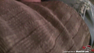 Bitch STOP - Skinny Slovak brunette gets anal fucked