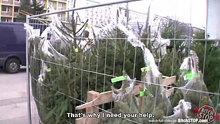 Bitch STOP - Skinny Slovak brunette gets anal fucked