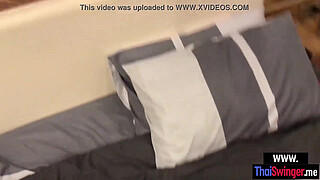 Real amateur Thailand wife quickie fuck session