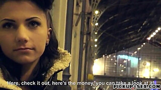 Real amateur Eurobabe Caprice pounded in exchange for money