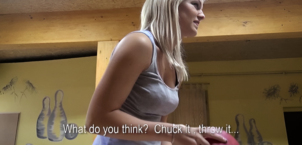 Real amateur Blanche exposes her boobs and pussy fucked for money