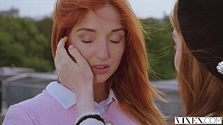 VIXEN A Rich Couple Share A Perfect Redhead On Vacation