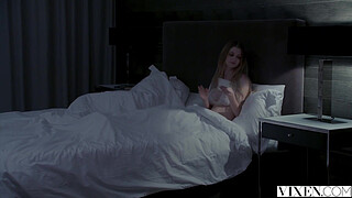 VIXEN Hot Blonde Teen Gets Caught Cheating On Tape