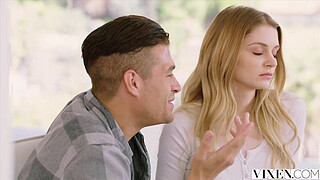 VIXEN Hot Blonde Teen Gets Caught Cheating On Tape