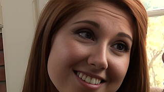 Redhead stepdaughter analfucked by stepdad