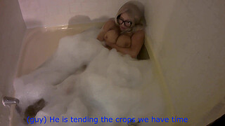 stepmom fantasy BATHTUB,HOMEMADE, MILF, BIG BOOBS, BIG TITS, CUM ON FACE , KATIE FOXY, REAL AMATEUR, POV
