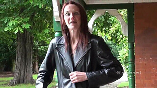 Granny flashing and mature Brazens public nudity with skinny old exhibitionists