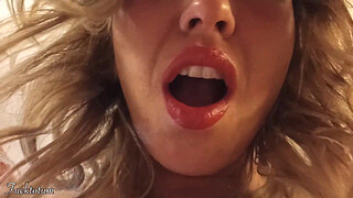 POV Real Couple Amateur Homemade Sextape. Two Lovers POWER FUCK, Moaning, Screaming, till She has a Real Extreme Brain Melting Riding Orgasm, than Missionary with Final Big Cumshot on her Belly.