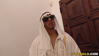 Sheik Rents Two Black Bulls To Bang His Babe Audrey Royal