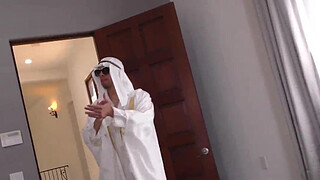 Sheik Rents Two Black Bulls To Bang His Babe Audrey Royal