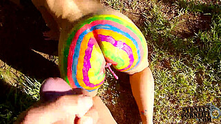 Big Booty Hottie Shaking Her Target Ass!