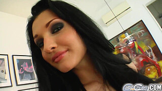 Aletta Ocean five guy bukkake cumshot orgy