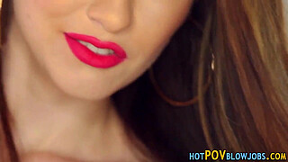 Babe gets pov throated