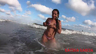 Enjoying the beach at the expense of my slave - Rayssa Garcia
