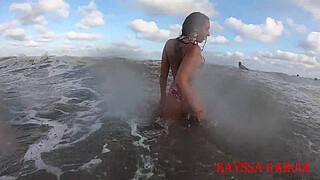 Enjoying the beach at the expense of my slave - Rayssa Garcia